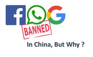 why facebook and google are banned in china