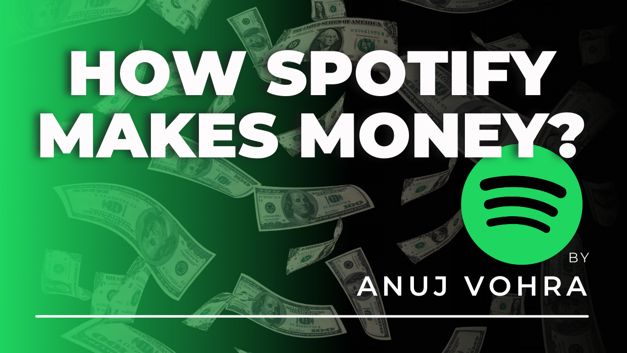 How Spotify Makes Money - Case Study | By Anuj Vohra